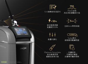 PICOSURE pro 755鉑金蜂巢皮秒雷射擁有八大優勢新竹林亮辰皮膚專科診所引進