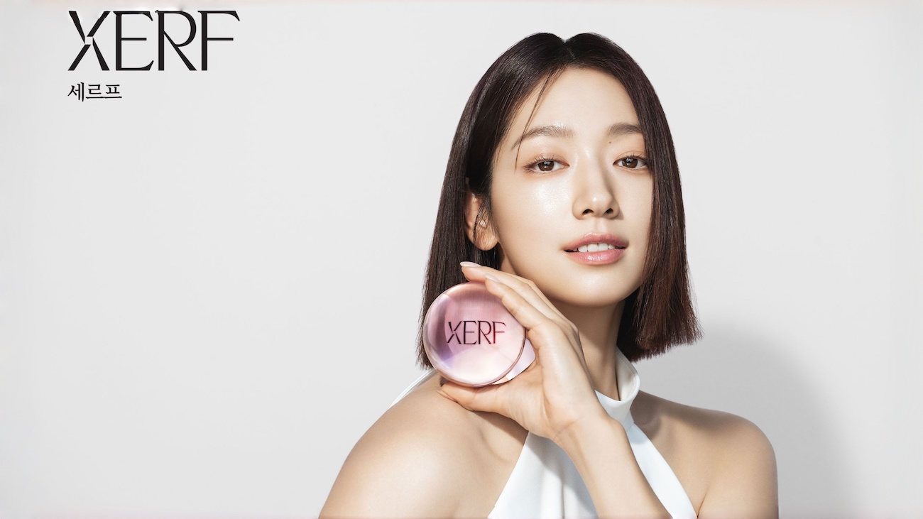 XERF 雙頻電波代言人朴信惠形象圖，完美詮釋療程術後膠原蛋白受熱收縮，立即感受到臉部飽滿與輪廓收緊的緊緻效果。